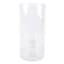 Clear Glass Cylinder Hurricane, 10"