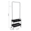Garment Rack with Stoarge Shelves