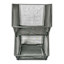 2-Piece Square Silver Metal Pantry Organizer, Small