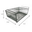 Under the Shelf Silver Metal Mesh Pantry Drawer, Large