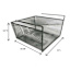 Under the Shelf Silver Metal Mesh Pantry Drawer, Small