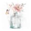 Honeybloom Flower Jar Canvas Wall Art, 14"