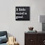 A Little Weird Is Good Canvas Wall Sign, 18"