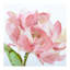 Pink Floral Embellished Canvas Wall Art, 14"