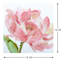 Pink Floral Embellished Canvas Wall Art, 14"