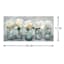 Fresh Picked Peonies Framed Embellished Canvas Wall Art, 17x34