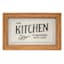 Glass Framed This Kitchen Is Seasoned With Love Wall Art, 12x7