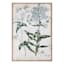 Chambray Botanical Spackled Burlap Canvas Wall Art, 16x24