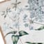 Chambray Botanical Spackled Burlap Canvas Wall Art, 16x24