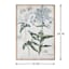 Chambray Botanical Spackled Burlap Canvas Wall Art, 16x24