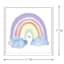 Glass Framed Rainbow Print Wall Art, 17"