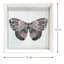 Laila Ali Glass Framed Butterfly Print Wall Art, 13"