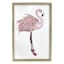 Providence Glass Framed Flamingo Print Wall Art, 18x26