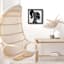 Glass Framed She Believed She Could So She Did Silhouette Wall Art, 13"
