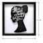 Glass Framed Life Silhouette Wall Art, 13"
