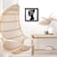 Glass Framed Life Silhouette Wall Art, 13"