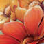 Red & Gold Floral Canvas Wall Art, 24x36