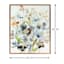 Honeybloom Glass Framed Floral Wall Art, 23x29