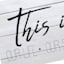 This Is Us Wooden Canvas Wall Sign, 24x12