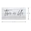 This Is Us Wooden Canvas Wall Sign, 24x12