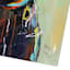 Paint Drip Black Bear Canvas Wall Art, 22"
