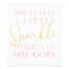 She Leaves A Little Sparkle Wherever She Goes Canvas Wall Art, 20x24