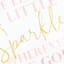 She Leaves A Little Sparkle Wherever She Goes Canvas Wall Art, 20x24
