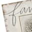 Family Tree Spackled Burlap Canvas Wall Sign, 24"