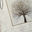 Family Tree Spackled Burlap Canvas Wall Sign, 24"