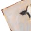 Cow Sitting Orange Chair Canvas Wall Art, 22"