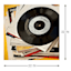 Vintage Record Pop Music Canvas Wall Art, 22"