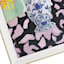 Glass Framed Floral Print Wall Art, 20x26