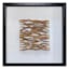Crosby St. Glass Framed Dimensional Abstract Wall Art, 23"