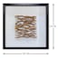 Crosby St. Glass Framed Dimensional Abstract Wall Art, 23"
