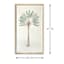 Providence Glass Framed Palm Print Wall Art, 23x41