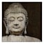 Found & Fable Glass Framed Buddha Print Wall Art, 20"