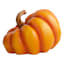 Orange Irregular Pumpkin, 9.1"