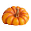 Orange Irregular Pumpkin, 9.1"