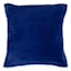 Navy Blue Micro Plush Throw Pillow, 18"