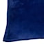 Navy Blue Micro Plush Throw Pillow, 18"