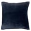 Black Micro Plush Throw Pillow, 24"