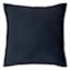 Black Micro Plush Throw Pillow, 24"