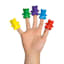 Set of 6 Cuddly Cubs Bear Finger Crayons