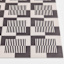 Black & Ivory Geo Vinyl Runner, 2x5