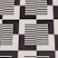 Black & Ivory Geo Vinyl Runner, 2x5