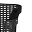 Crossover Weave Stackable Storage Basket, Black