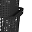 Crossover Weave Stackable Storage Basket, Black