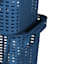 Crossover Weave Stackable Storage Basket, Navy Blue