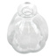 Clear Glass Bud Vase, 4"
