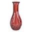 Red Glass Bud Vase, 6.5"